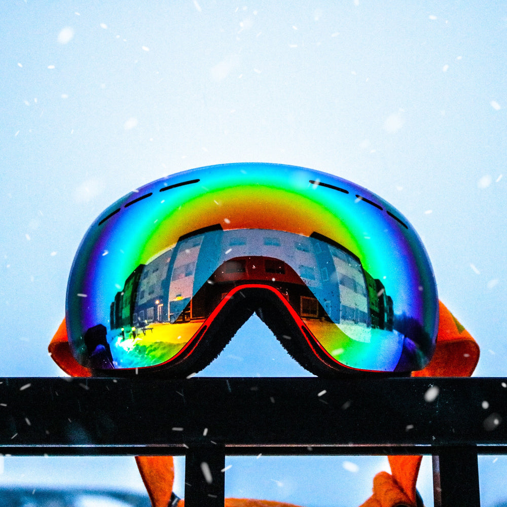 
                  
                    Load image into Gallery viewer, &amp;#39;Orange Paradise&amp;#39; Snow Goggles - Magari Wear
                  
                