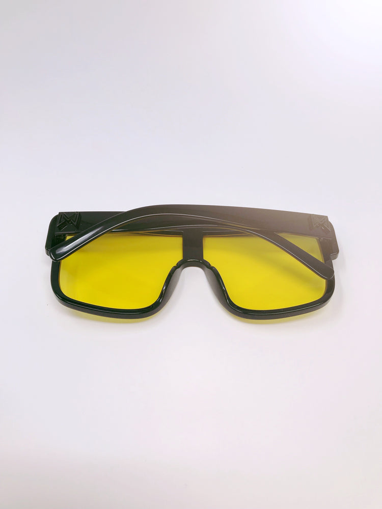 “Big Black Yellows” Sunglasses - Magari Wear