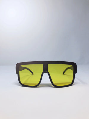 
                  
                    Load image into Gallery viewer, “Big Black Yellows” Sunglasses - Magari Wear
                  
                