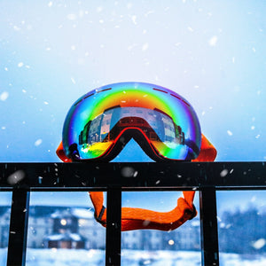 
                  
                    Load image into Gallery viewer, &amp;#39;Orange Paradise&amp;#39; Snow Goggles - Magari Wear
                  
                