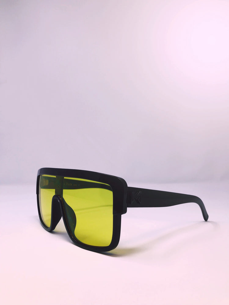 “Big Black Yellows” Sunglasses - Magari Wear