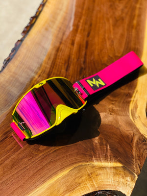 
                  
                    Load image into Gallery viewer, Pink Lemonade - Moto Goggles
                  
                